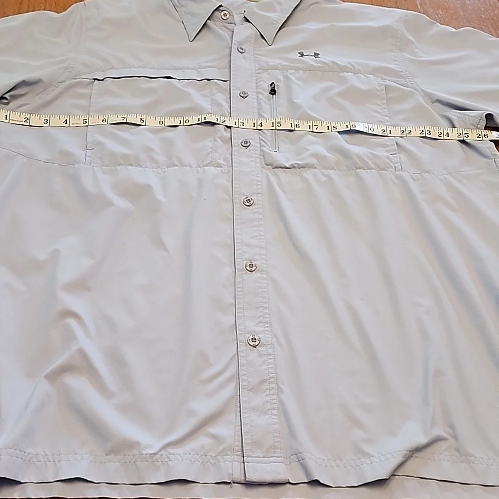 Under Armour Light Blue Short Sleeve Shirt - Picture 6 of 9